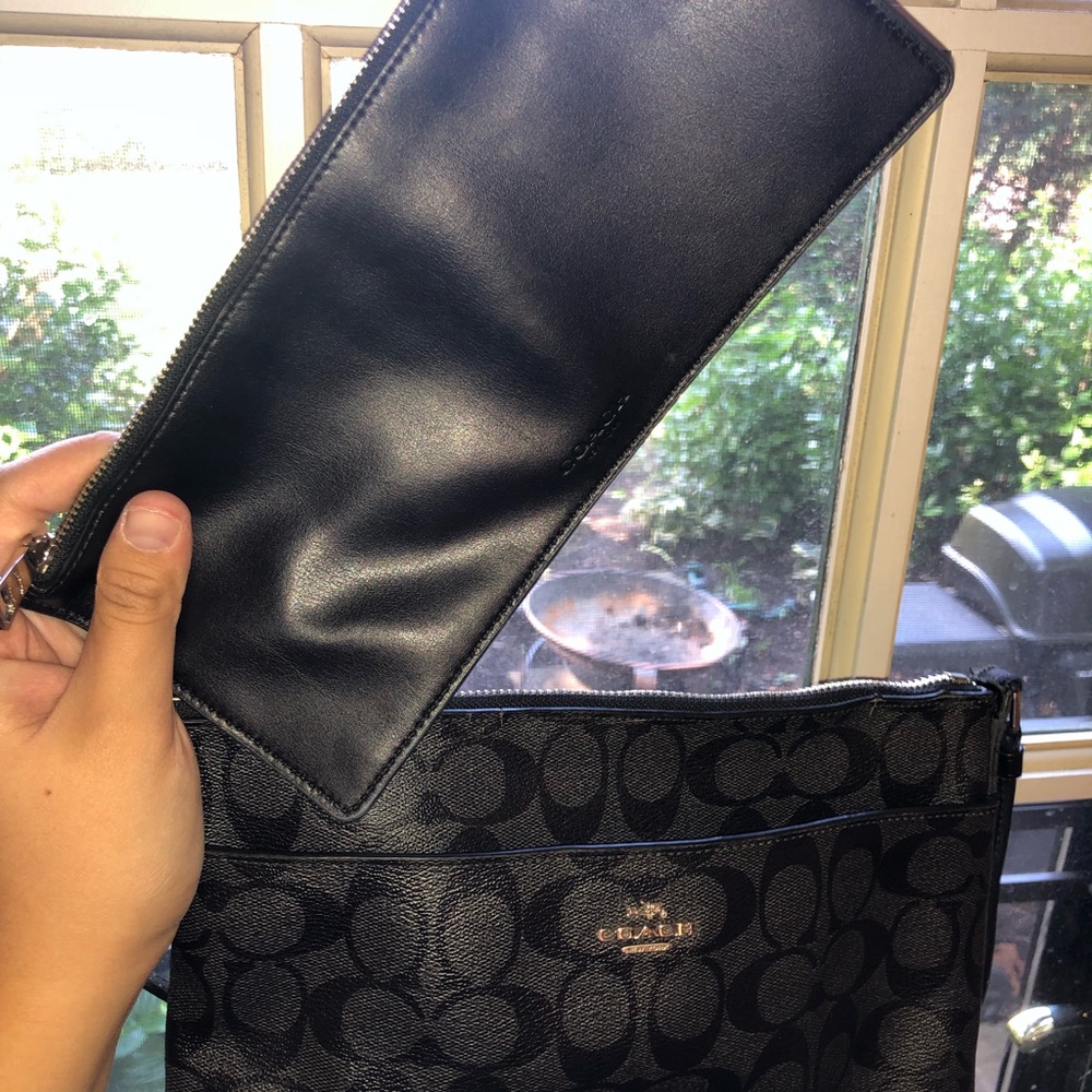 Black Coach Cross Body Purse